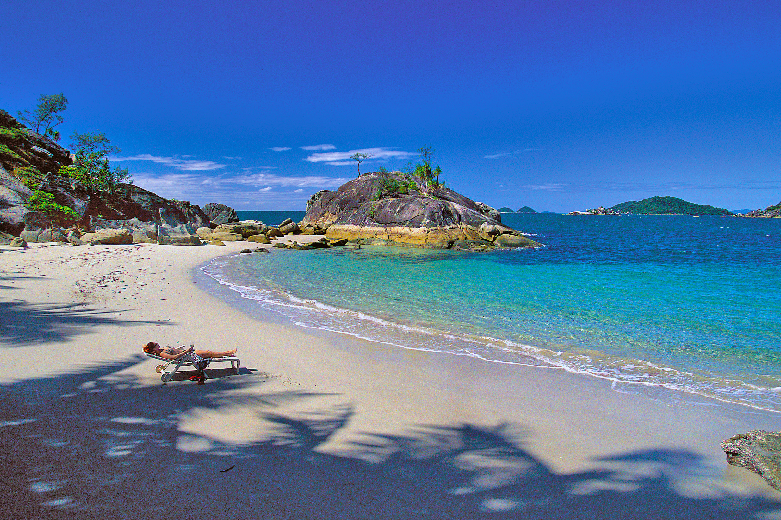 Dorilla Beach Sunbaking Bedarra Island